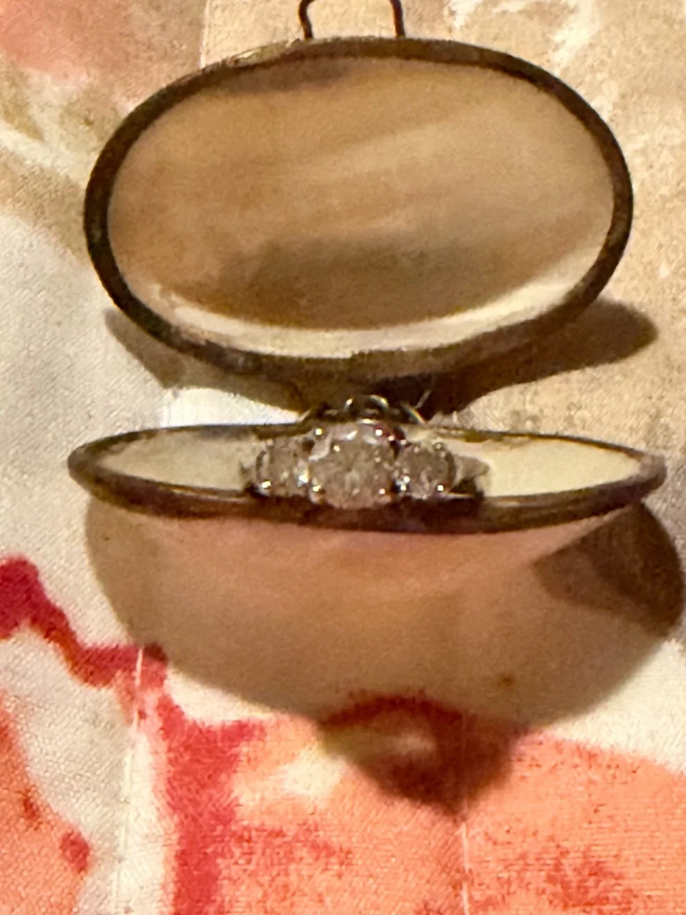 Sterling Silver Natural White Sapphire 1.5ct Three Stone Ring